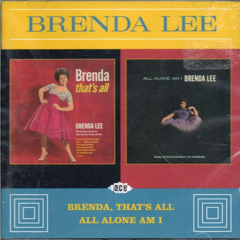 Brenda Lee - Thats All - All Alone Am I - CD