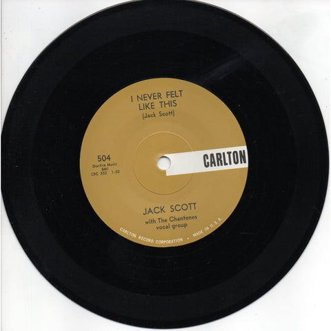 Jack Scott With The Chantones - Vinyl 45 RPM - Vinyl