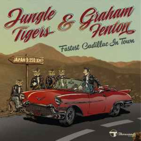 Jungle Tigers & Graham Fenton ‎– Fastest Cadillac In Town CD - CD