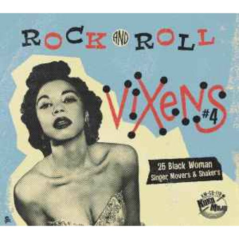 Various ‎– Rock And Roll Vixens #4 (25 Black Woman Singer Movers & Shakers) - CD