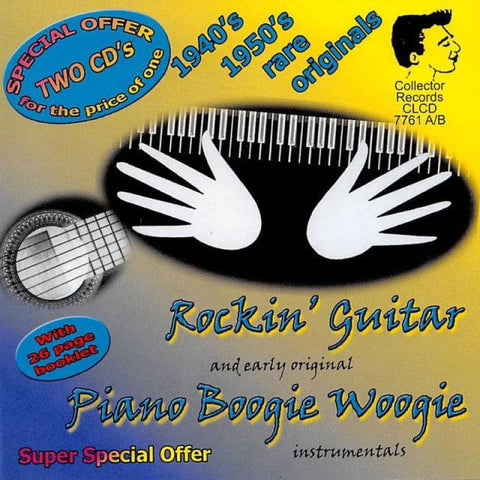 Various - Rockin’ Guitars And Early Original Piano Boogie Woogie Instrumentals CD - CD