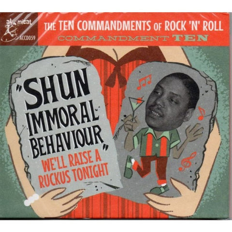 VARIOUS – THE TEN COMMANDMENTS OF ROCK ‘N’ ROLL VOL.10 – ATOMICAT CD - Digi-Pack