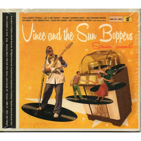 Vince And The Sun Boppers - Spinnin Around Cd - Digi-Pack