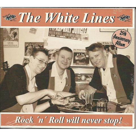 White Lines - RocknRoll Will Never Stop CD - Digi-Pack